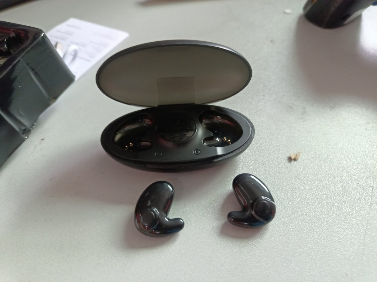 Mini Invisible Sleep Wireless Bluetooth Headset Stereo Sport Game Earphone With Fast Charging Case High Sound Quality Headphone