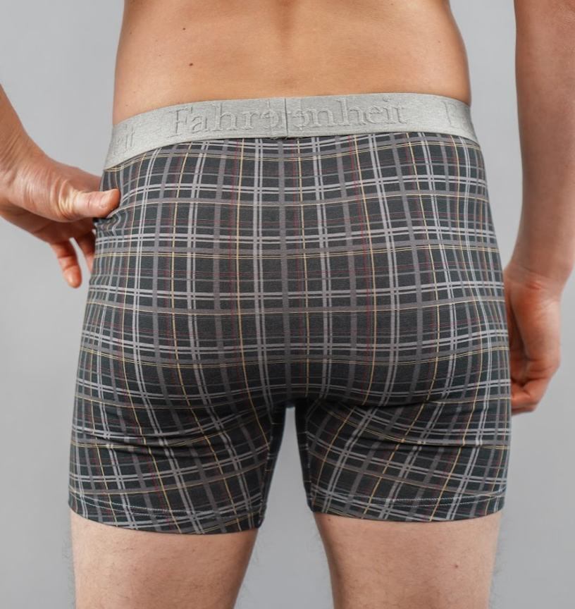 Newman Boxer Brief/ Green Plaid