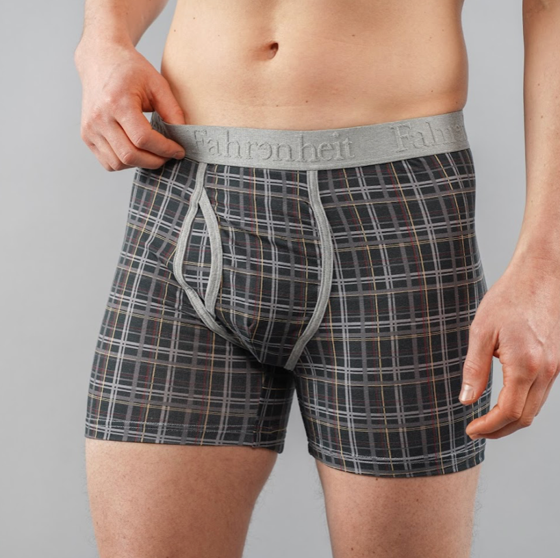 Newman Boxer Brief/ Green Plaid