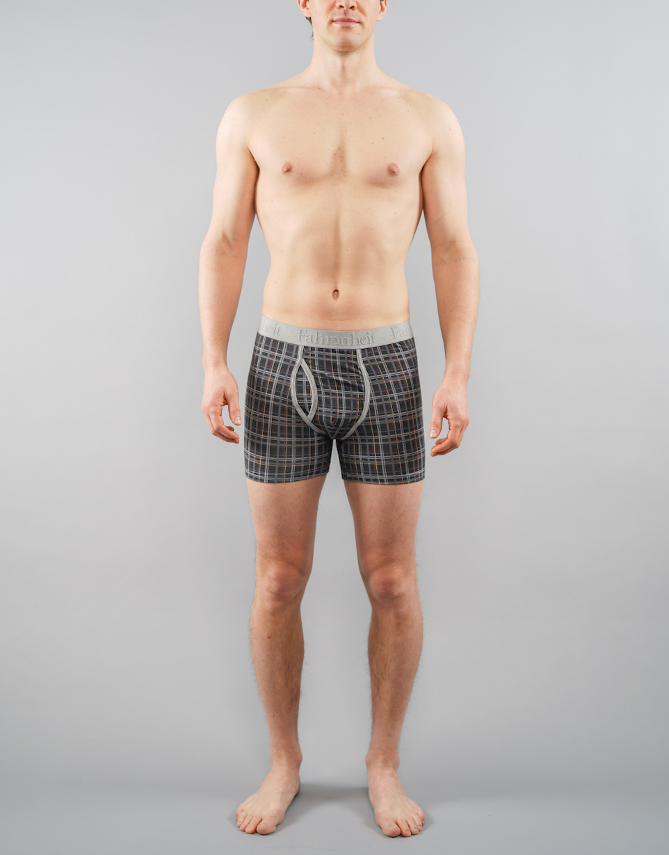 Newman Boxer Brief/ Green Plaid
