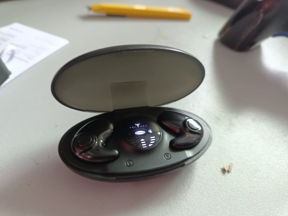 Mini Invisible Sleep Wireless Bluetooth Headset Stereo Sport Game Earphone With Fast Charging Case High Sound Quality Headphone