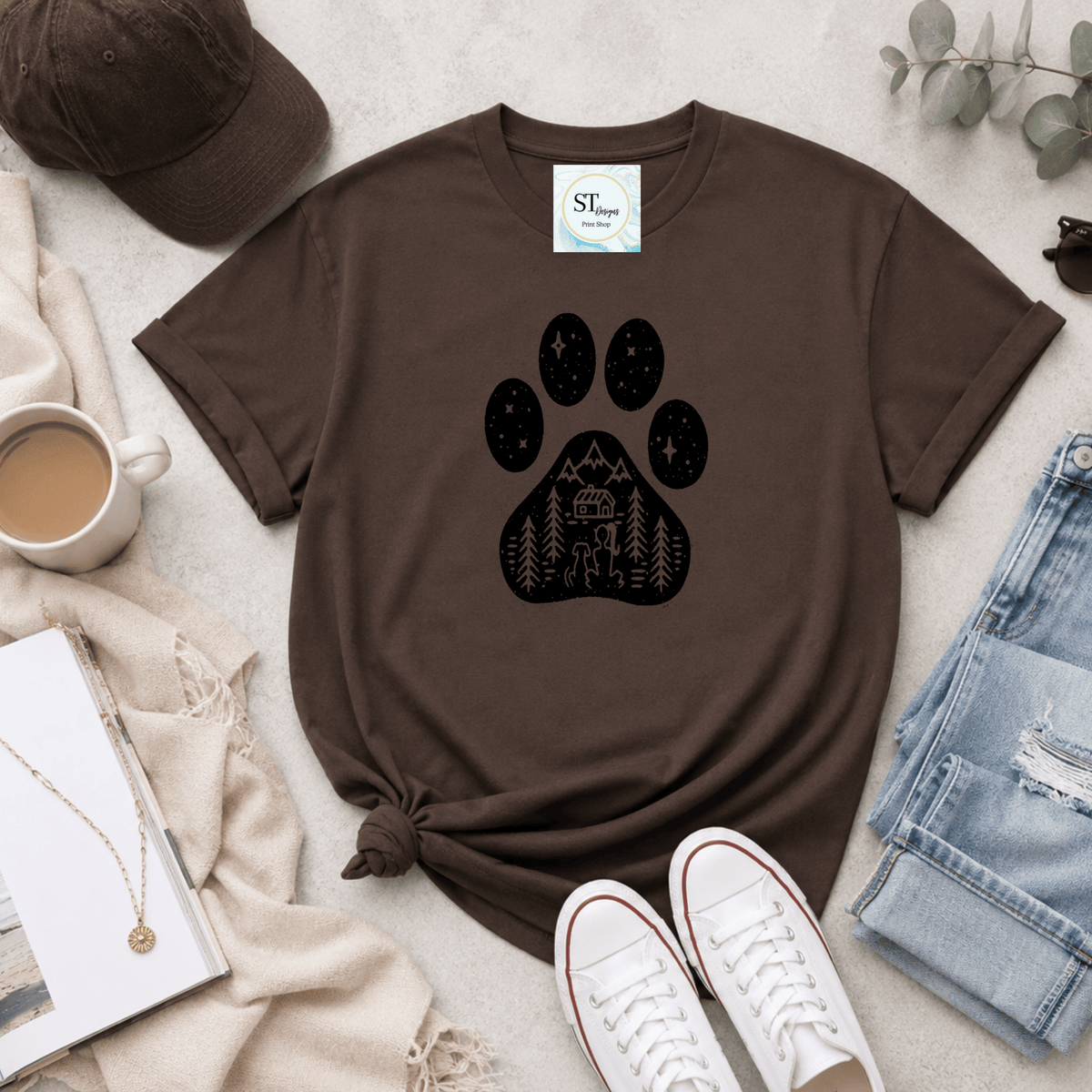 Mountain Dog Paw Print