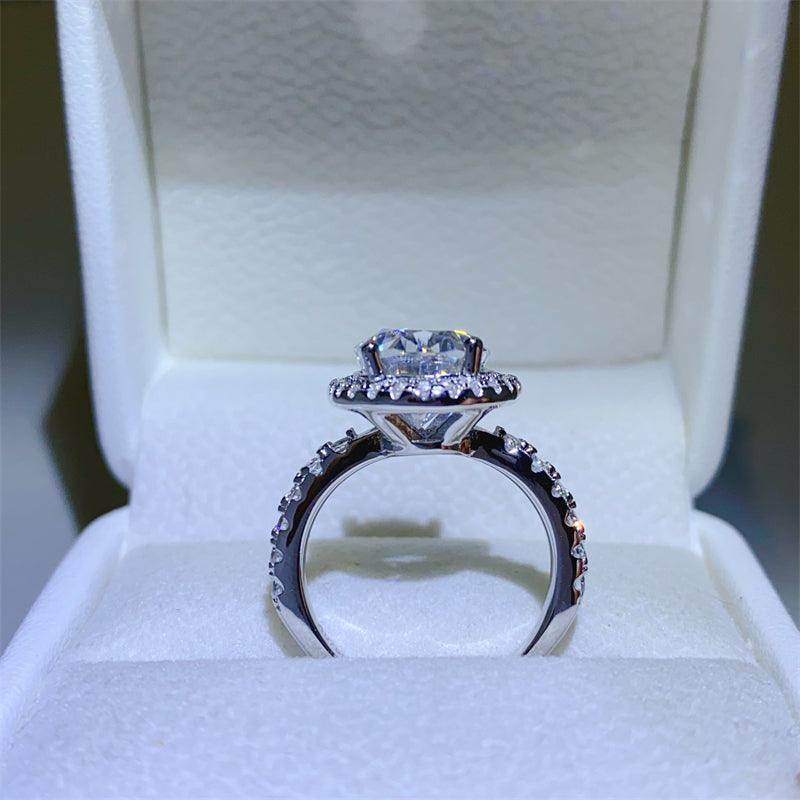 5 Carat Moissanite 925 Sterling Silver Ring for Women