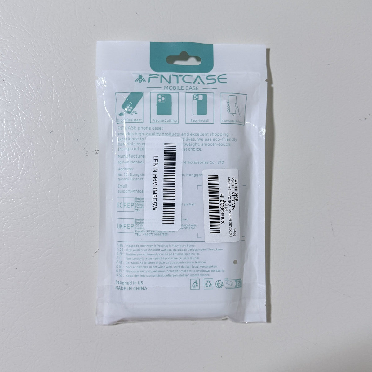 iPhone 17 Clear MagSafe Case with Magnetic Ring and Screen Protector
