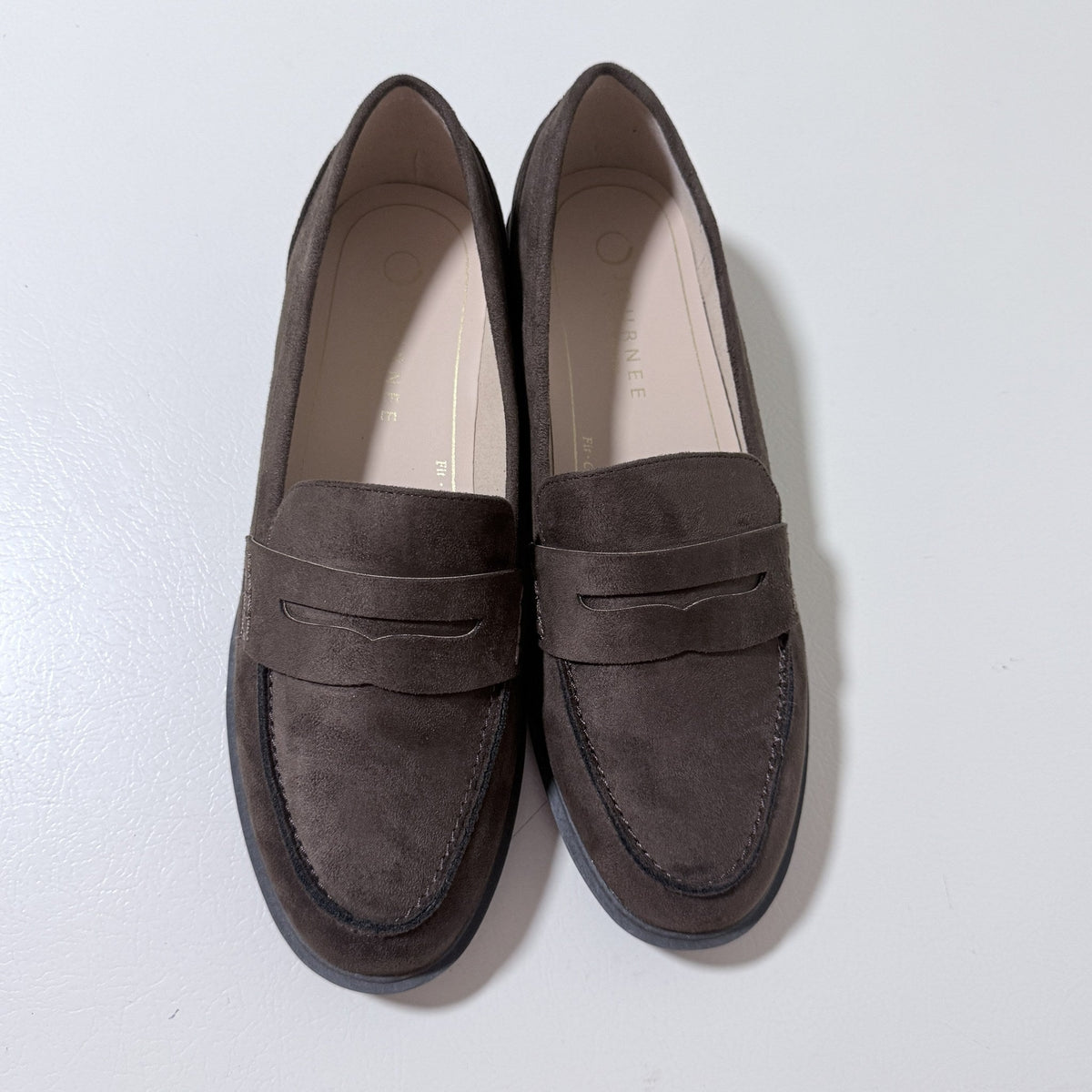Journee Collection Brooks Penny Loafer Chocolate Women's 9 Wide