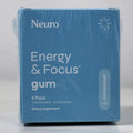 Neuro Energy & Focus Gum, Peppermint, 6 Pack, 54 Pieces, Exp 04/2027