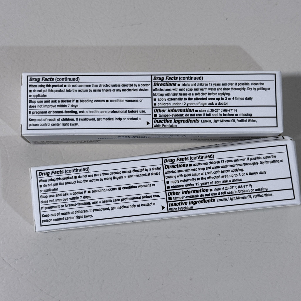 GeriCare Dibucaine Ointment 1%, 1 oz, 2 Pack, Exp 12/2028