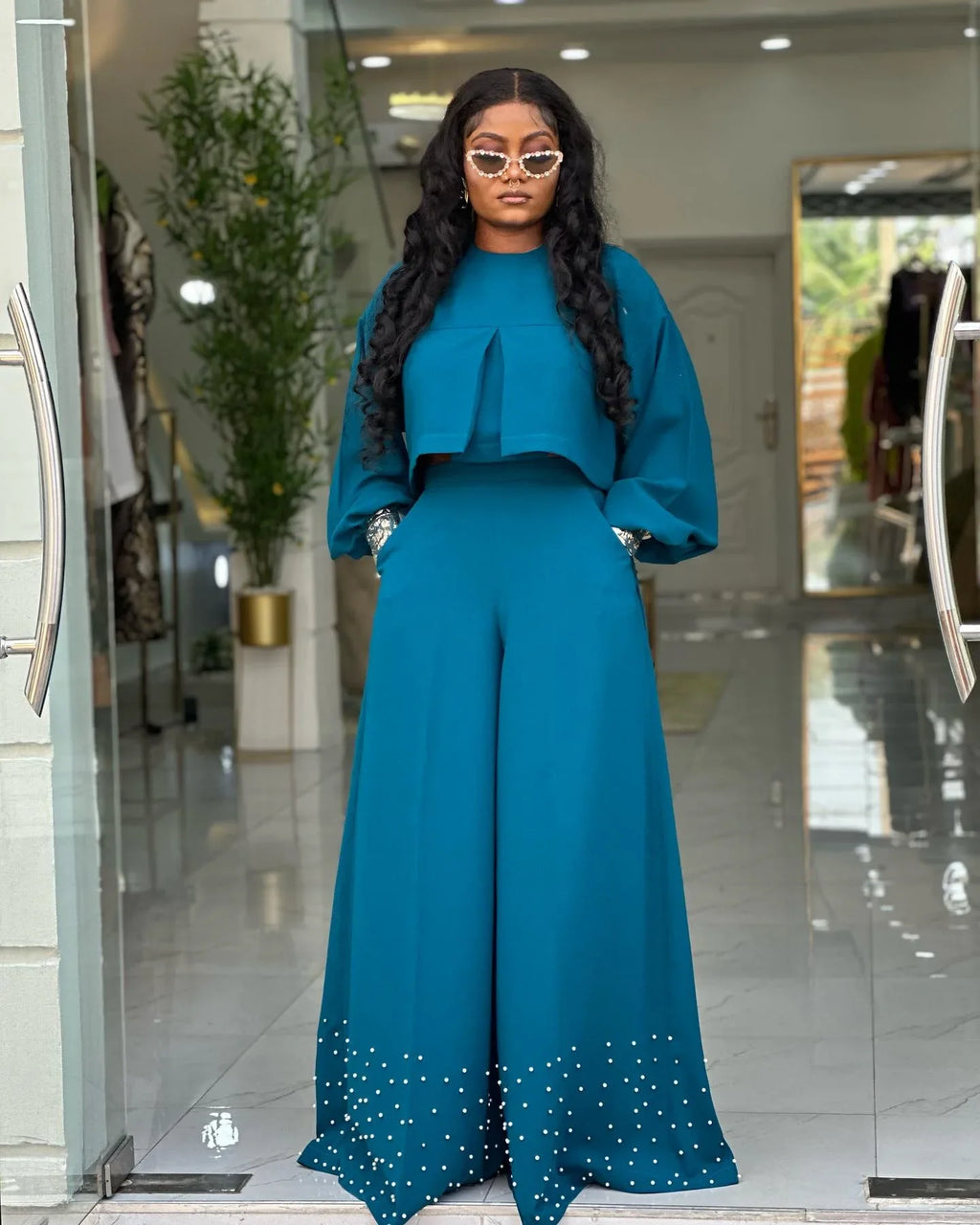 2 Piece Women Sets New Arrival Spring Summer Matching Sets Solid Color Two Pieces Sets Top And Pants Suits Outfits Clothing
