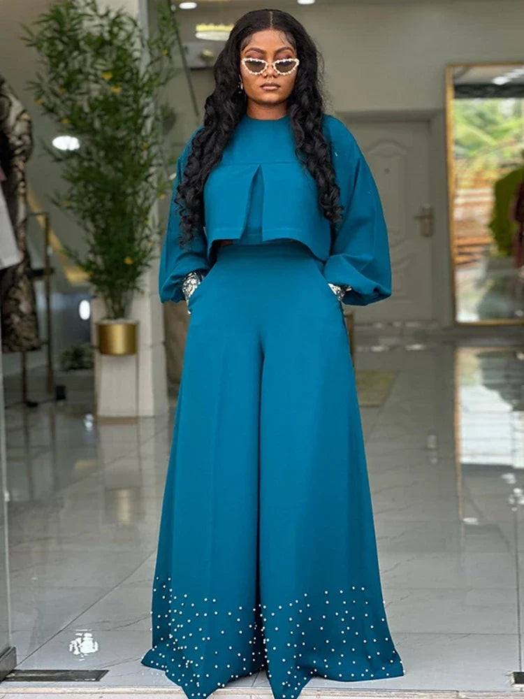2 Piece Women Sets New Arrival Spring Summer Matching Sets Solid Color Two Pieces Sets Top And Pants Suits Outfits Clothing