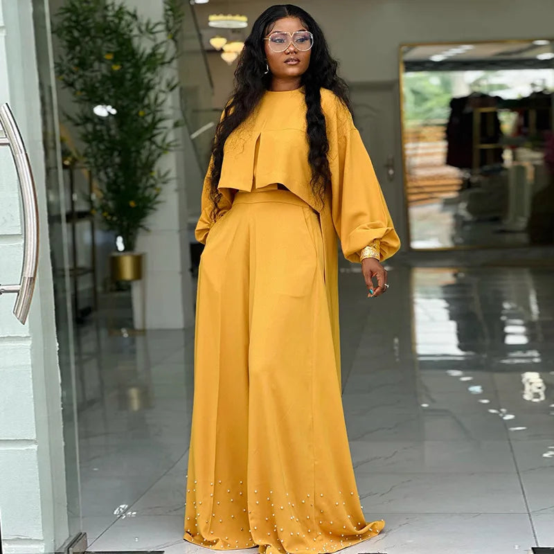 2 Piece Women Sets New Arrival Spring Summer Matching Sets Solid Color Two Pieces Sets Top And Pants Suits Outfits Clothing