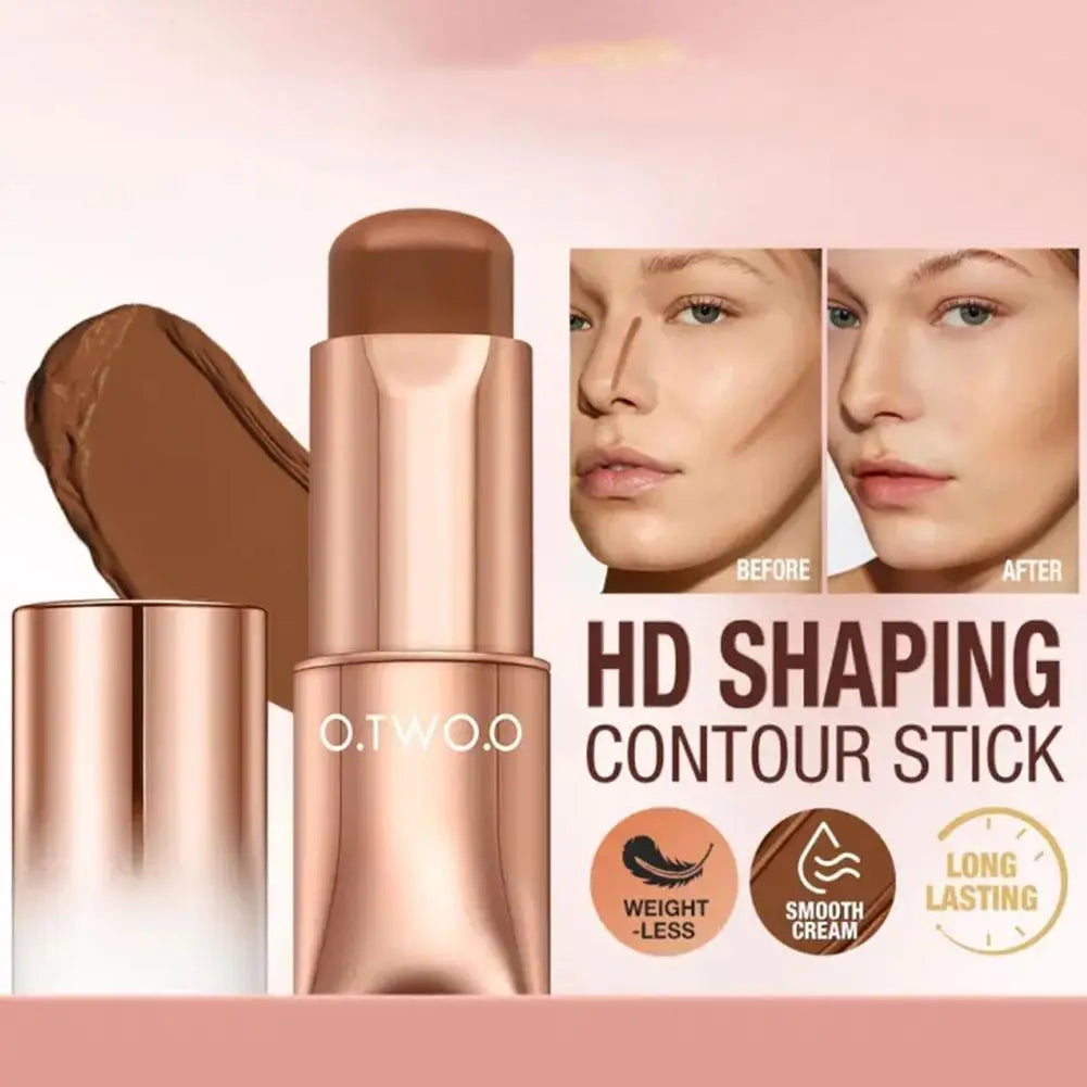 Contour Stick Cream Long-wear Lightweight Stick Easy to Sculpt Face Concealer Bronzer Contouring Makeup Pen