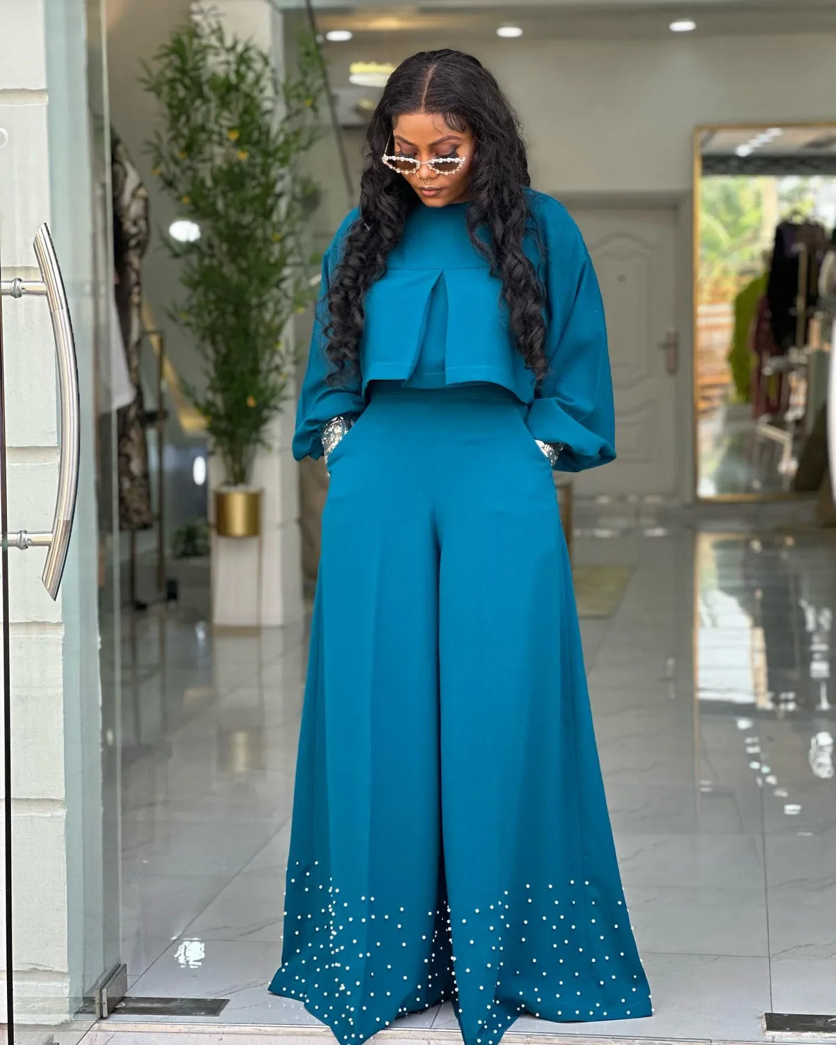 2 Piece Women Sets New Arrival Spring Summer Matching Sets Solid Color Two Pieces Sets Top And Pants Suits Outfits Clothing