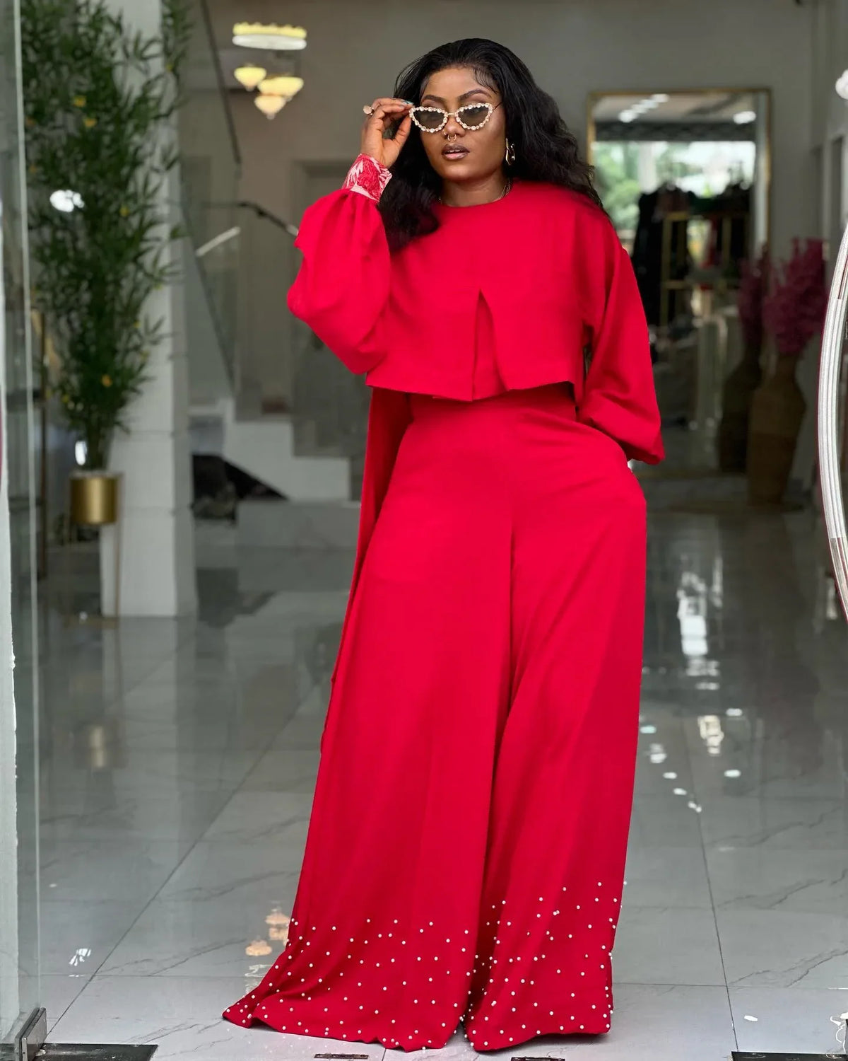 2 Piece Women Sets New Arrival Spring Summer Matching Sets Solid Color Two Pieces Sets Top And Pants Suits Outfits Clothing