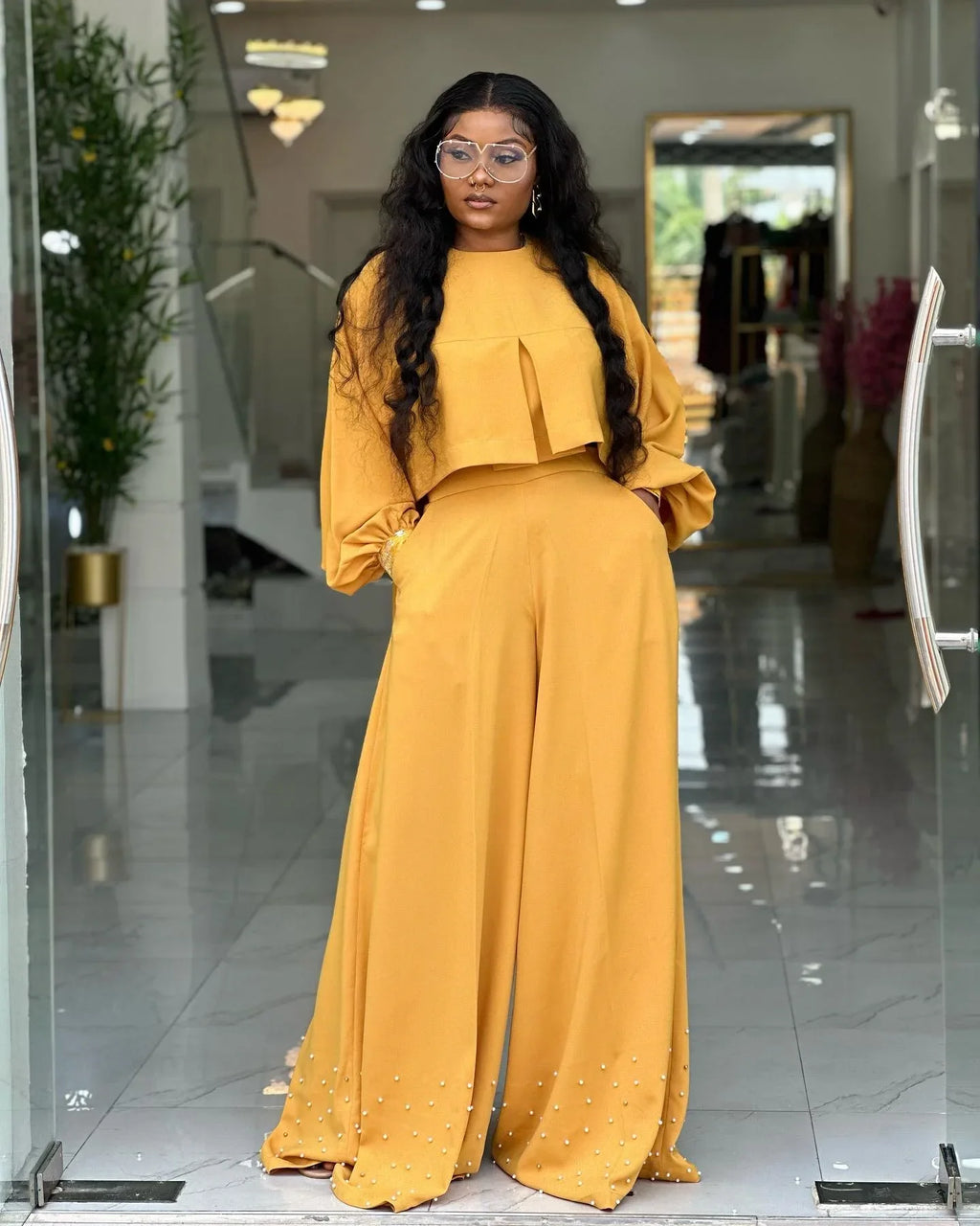 2 Piece Women Sets New Arrival Spring Summer Matching Sets Solid Color Two Pieces Sets Top And Pants Suits Outfits Clothing