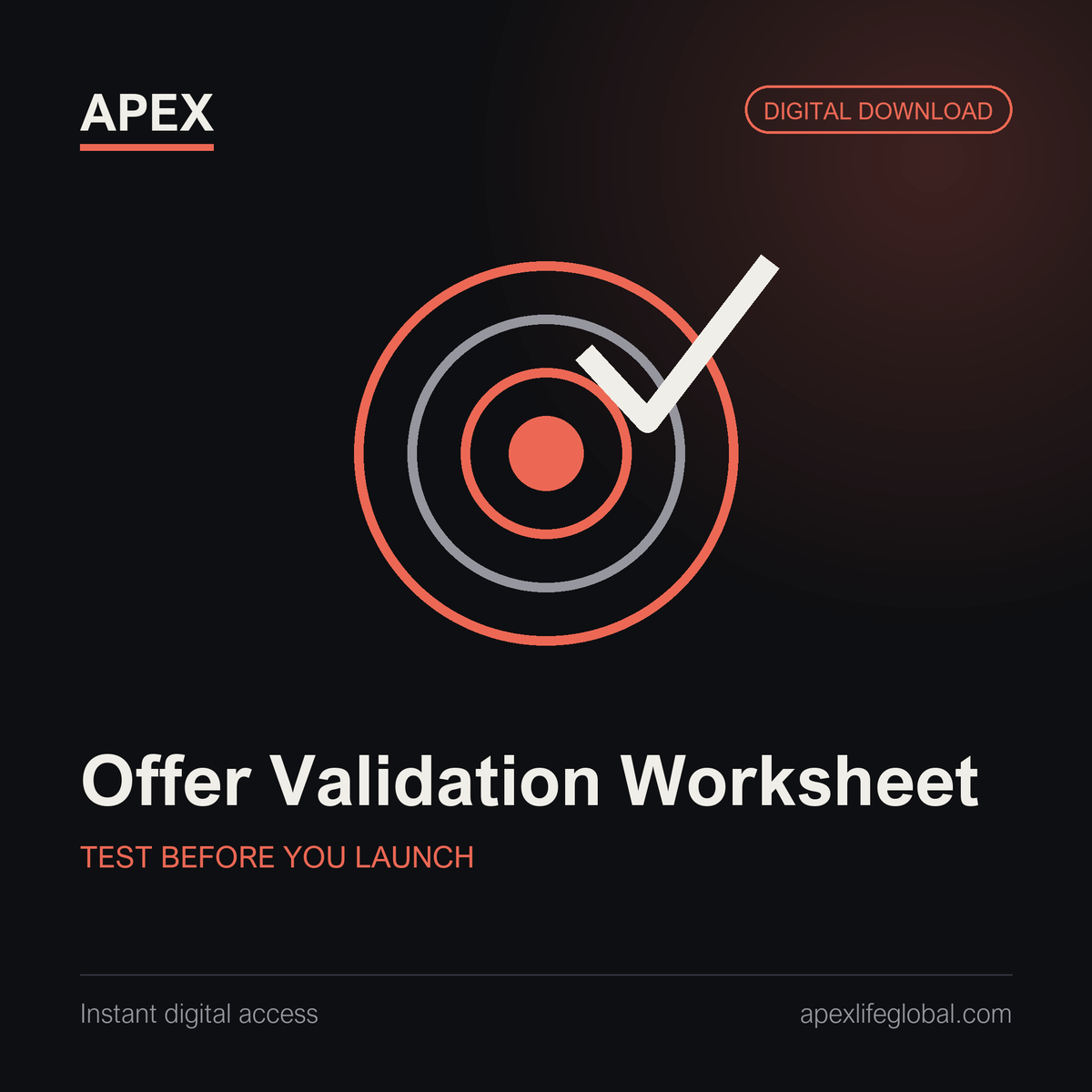 APEX Offer Validation Worksheet cover