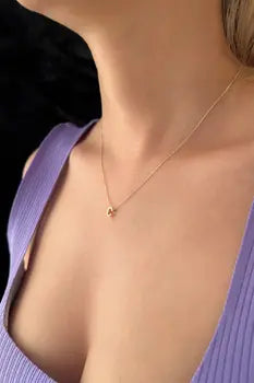 14ct Gold C Initial Necklace