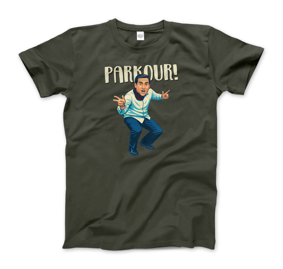 Michael Scott Parkour t-shirt