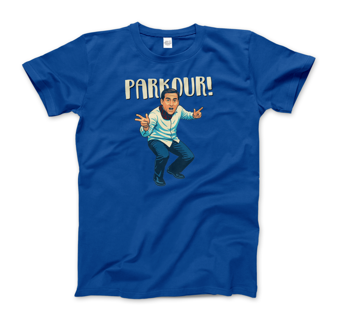 Michael Scott Parkour t-shirt
