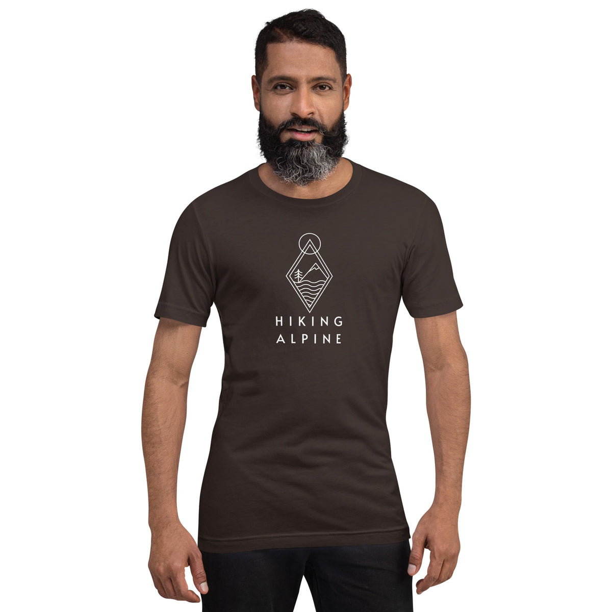 Hiking Alpine Diamond Unisex t-shirt
