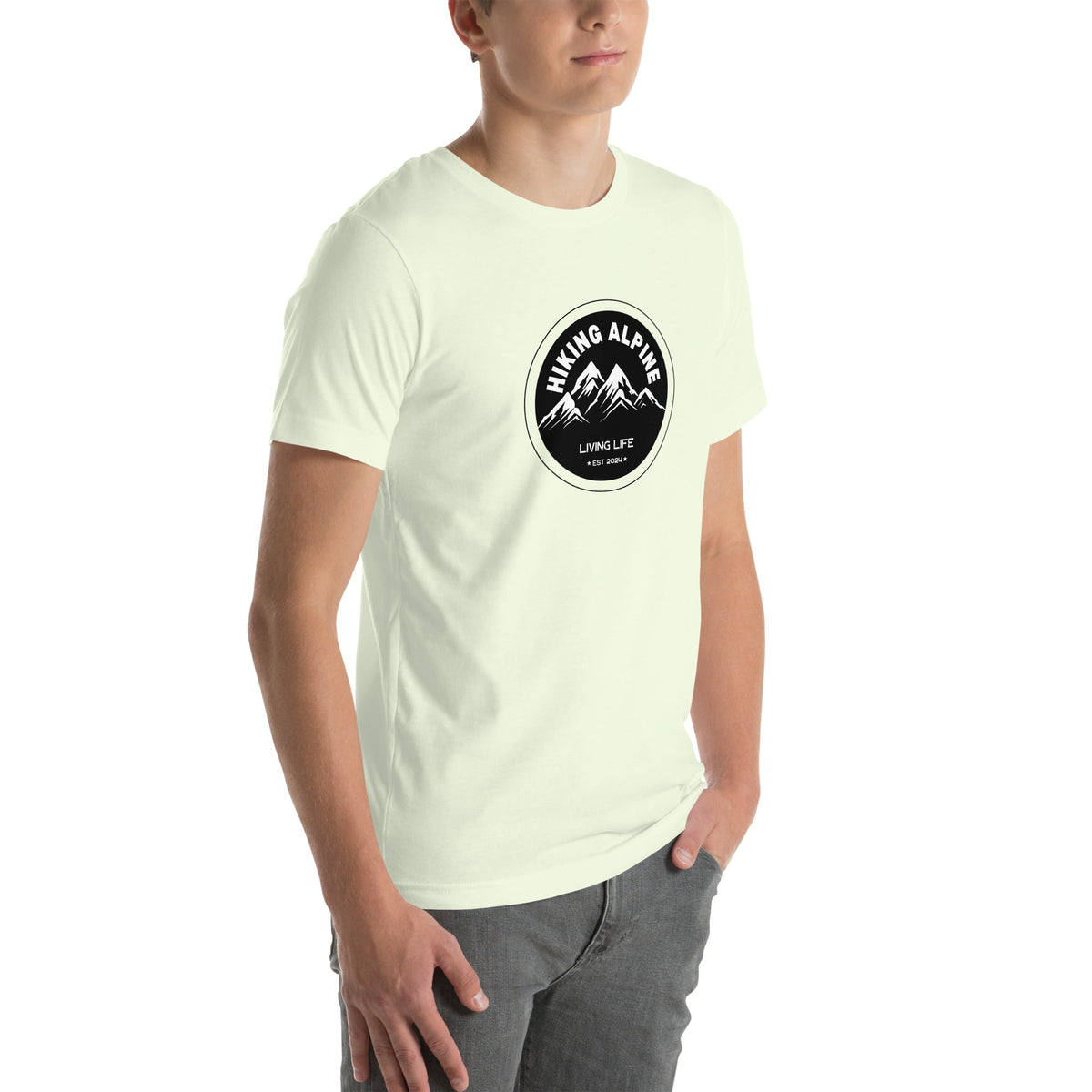Hiking Alpine Mountains Unisex t-shirt