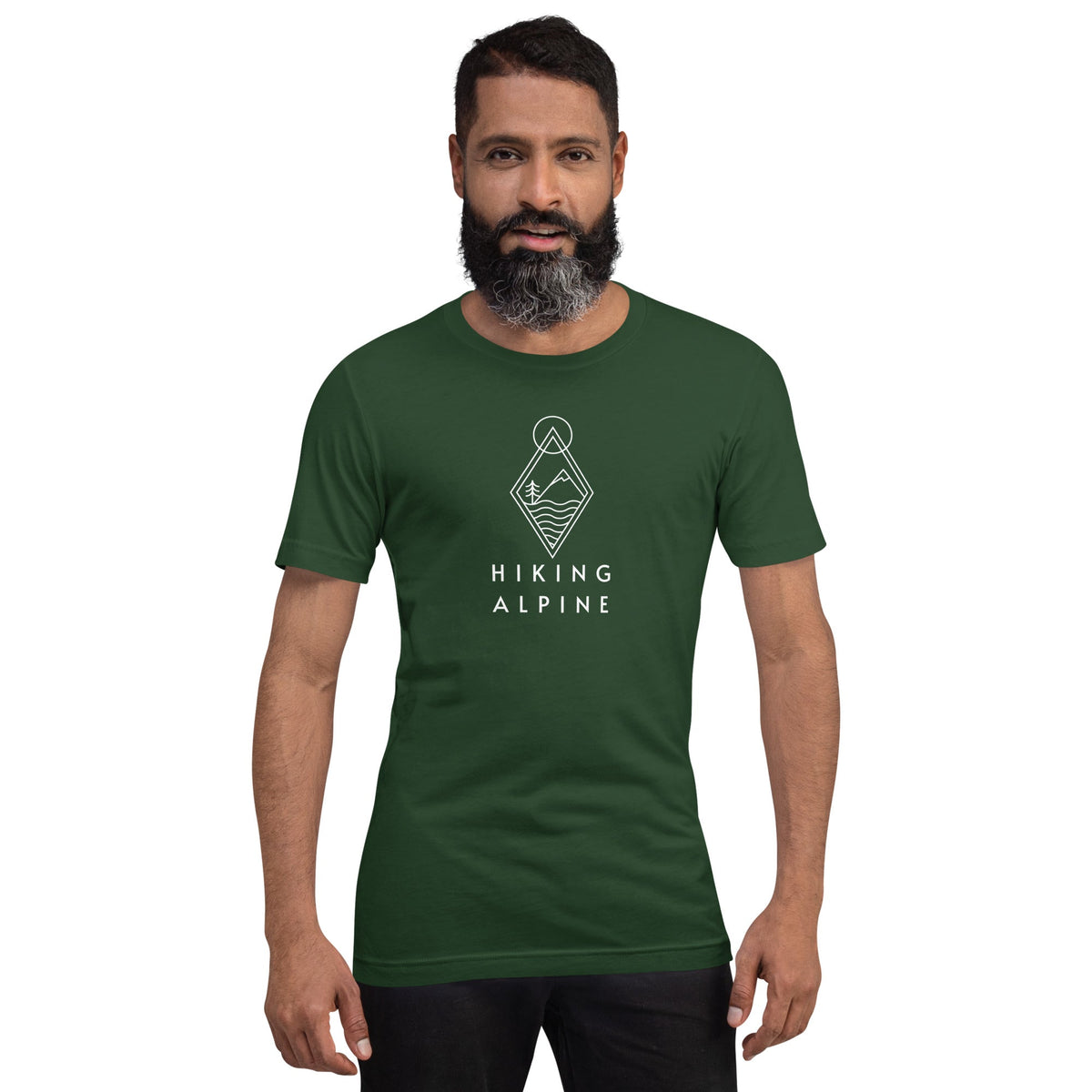 Hiking Alpine Diamond Unisex t-shirt
