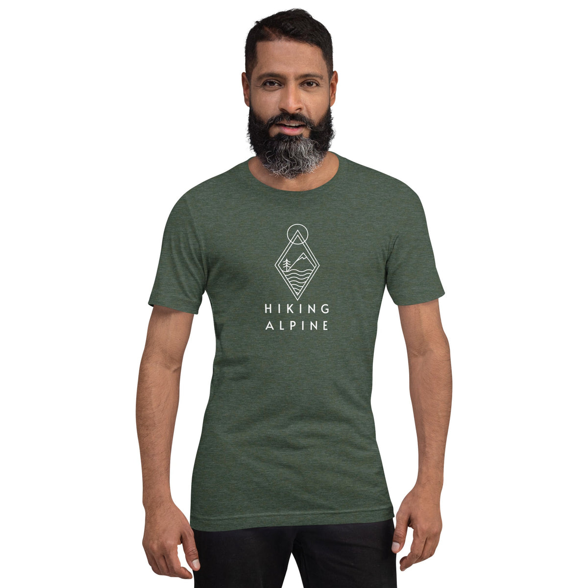 Hiking Alpine Diamond Unisex t-shirt