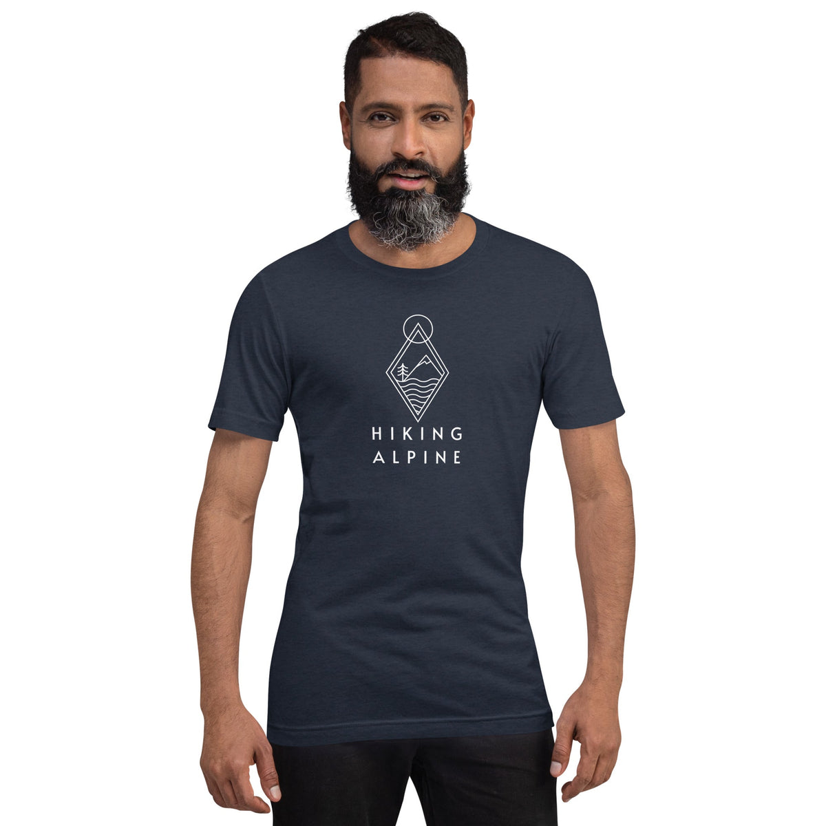 Hiking Alpine Diamond Unisex t-shirt