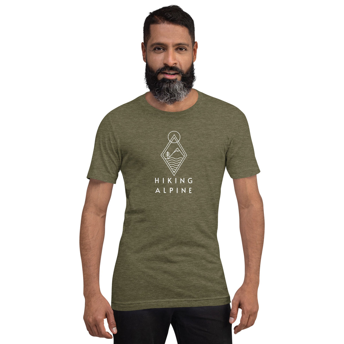 Hiking Alpine Diamond Unisex t-shirt