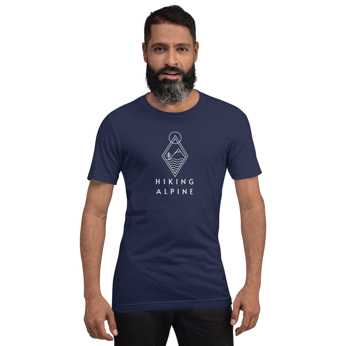 Hiking Alpine Diamond Unisex t-shirt